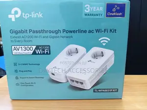 This Is A Tp-link Tl-wpa8631p Kit Powerline Adapter Set.