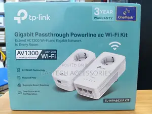 Tp-Link Tl-Wpa8631p Wifi Powerline Kit Av1300 Network Adapter