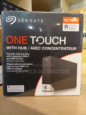 Seagate One Touch Hub 12tb Desktop External Hdd - Black
