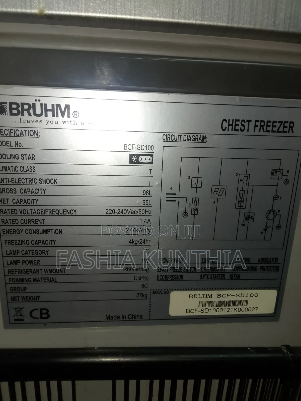 Kitchen Deep Freezer