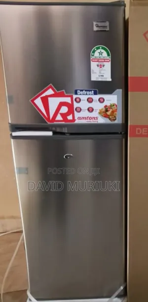 Ramtons 138 Litres Double Door Refrigerator.