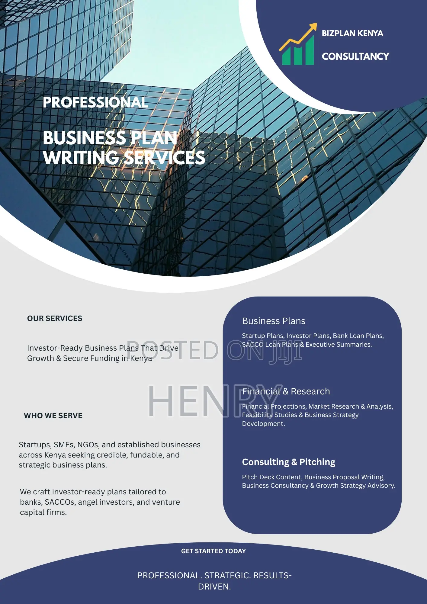 Professional Business Plan Writing Services in Kenya