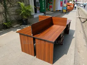 2.4m*1.2m 4 Way Office Workstation Desk Set