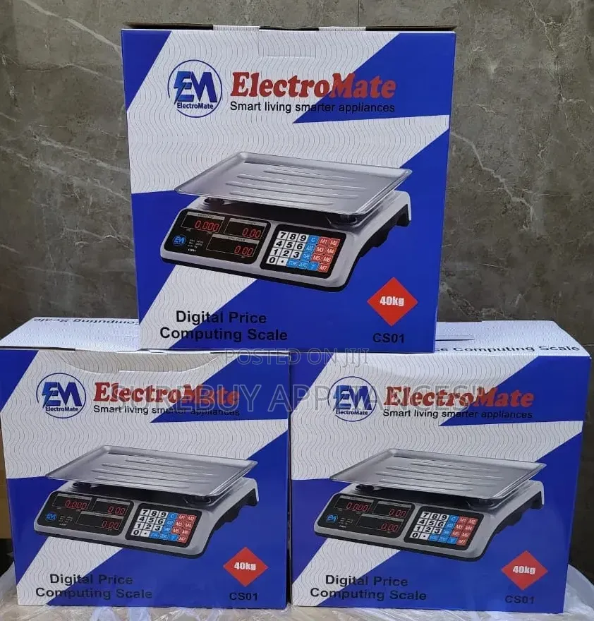Electromate 40kg Digital Computing Weighing Scale With Lcd Display