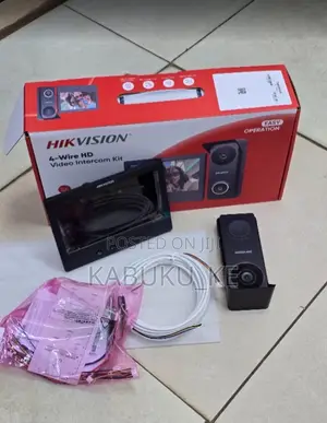 Hikvision Ds-Kis213 4-Wire Hd Video Intercom Kit – 7′′ Monitor