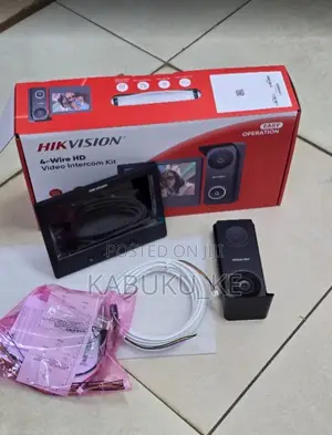 Hikvision Ds-Kis213 4-Wire Hd Video Intercom Kit With 7-Inch LCD
