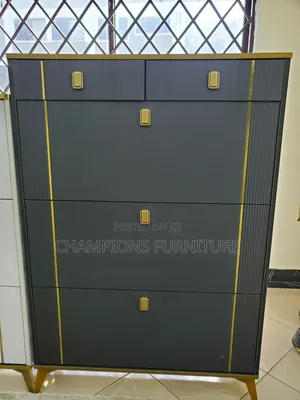Dark Gray Shoe Rack