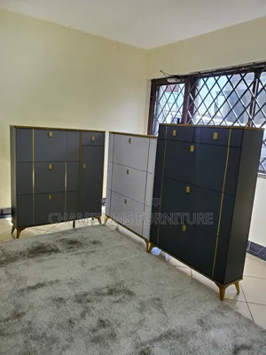 Dark Gray Shoe Rack