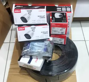 4 Cameras Dahua 4channel CCTV Full Package 1080p Camera