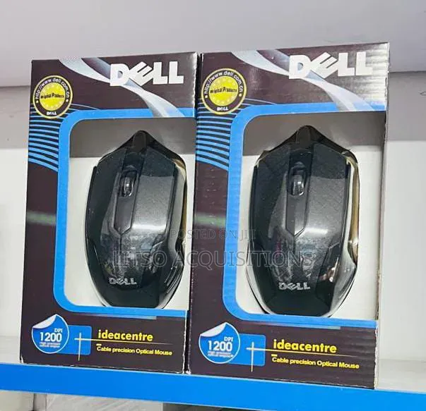 Dell Usb Wired Optical Mouse 1200 Dpi – Plug Play