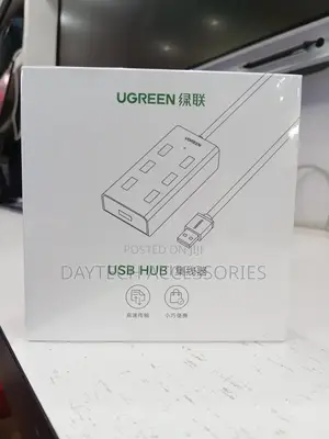 Ugreen to 7 Ports Usb 2.0 Hub 1m (Data Transfer Up to 5 Gbps)