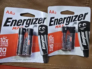 Long Lasting Energizer Double a Batteries – Genuine 2 Pack