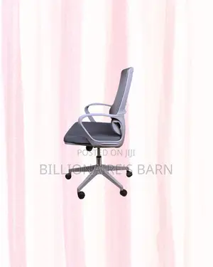 Practical Grey Mid Back Mesh Office Chair for Work From Home