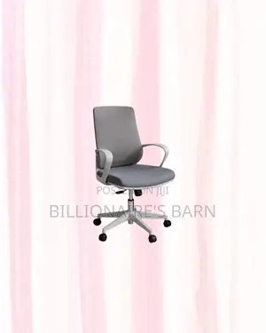 Practical Grey Mid Back Mesh Office Chair for Work From Home