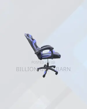 Practical Blue Racing Gaming Chair Ergonomic Support for Home