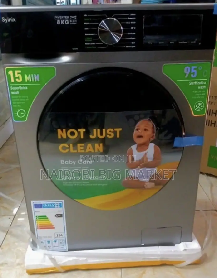 Syinix 8kg Front Load Washing Machine