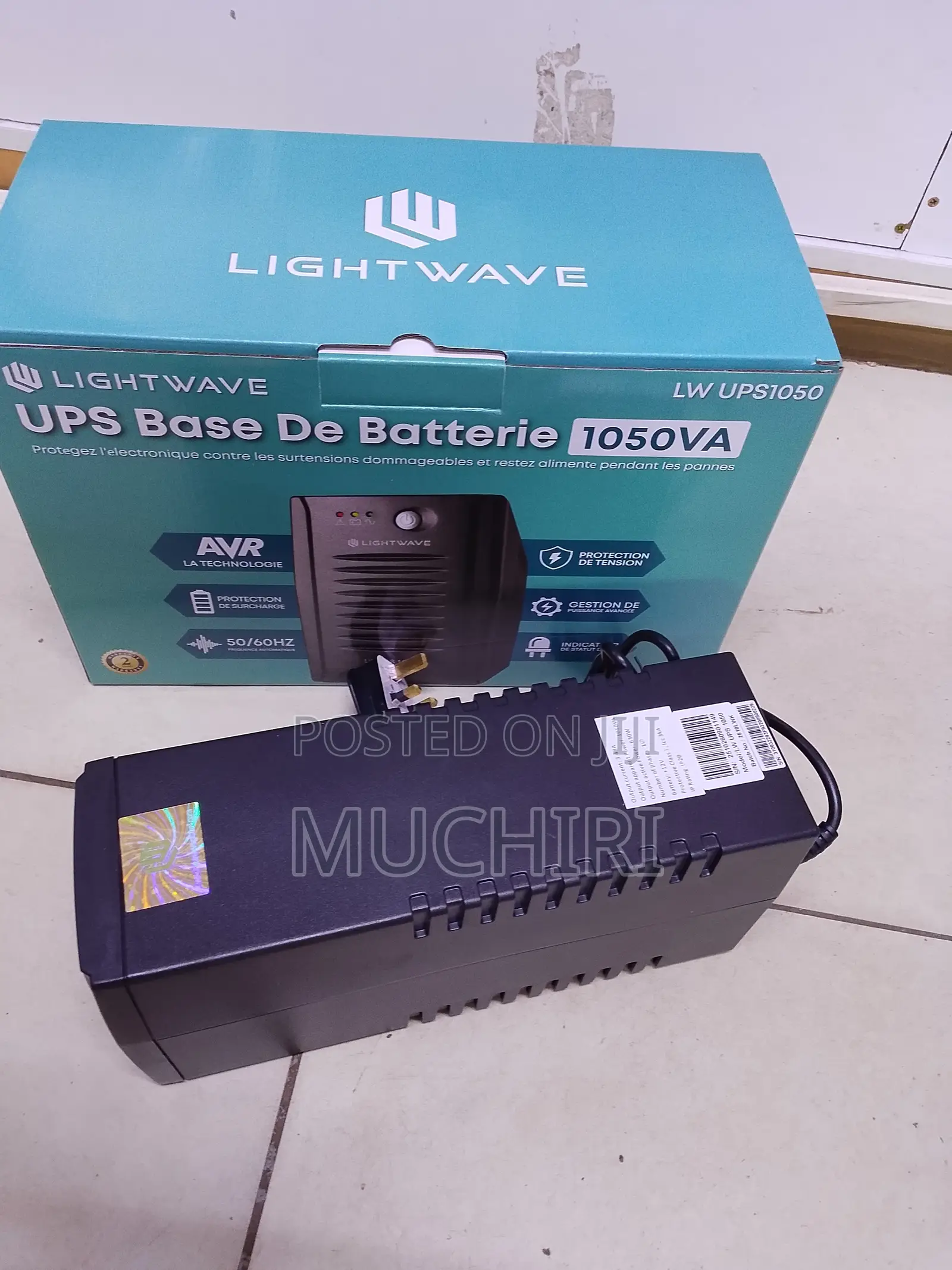 Lightwave 1050va Ups Backup Power Supply for Home and Office