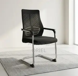 Office Chair : Mid-Back Sled Base Clerical Office Seat