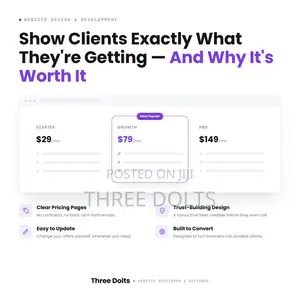 Professional Pricing Page Design for Service Businesses