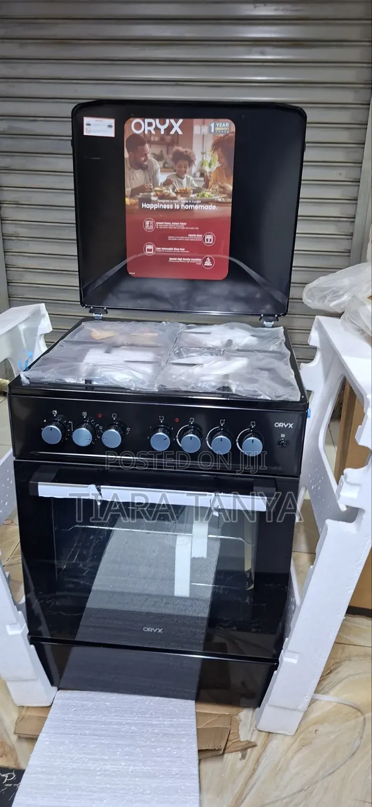 Oryx 60 by 60 3gas and 1 Electric Cooker