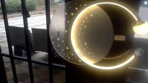 Modern Round Led Light-Moon Design