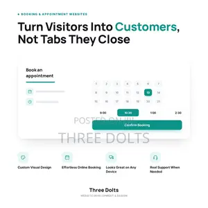 Website Developer for Booking Appointment Businesses