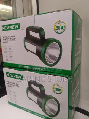 Newvew Rechargeable Handheld Lamp 20w Home Emergency Light 10hr Bright