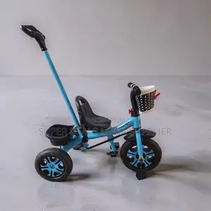 Lightweight Portable Kids Bike Bicycle Tricycle With Push Handle