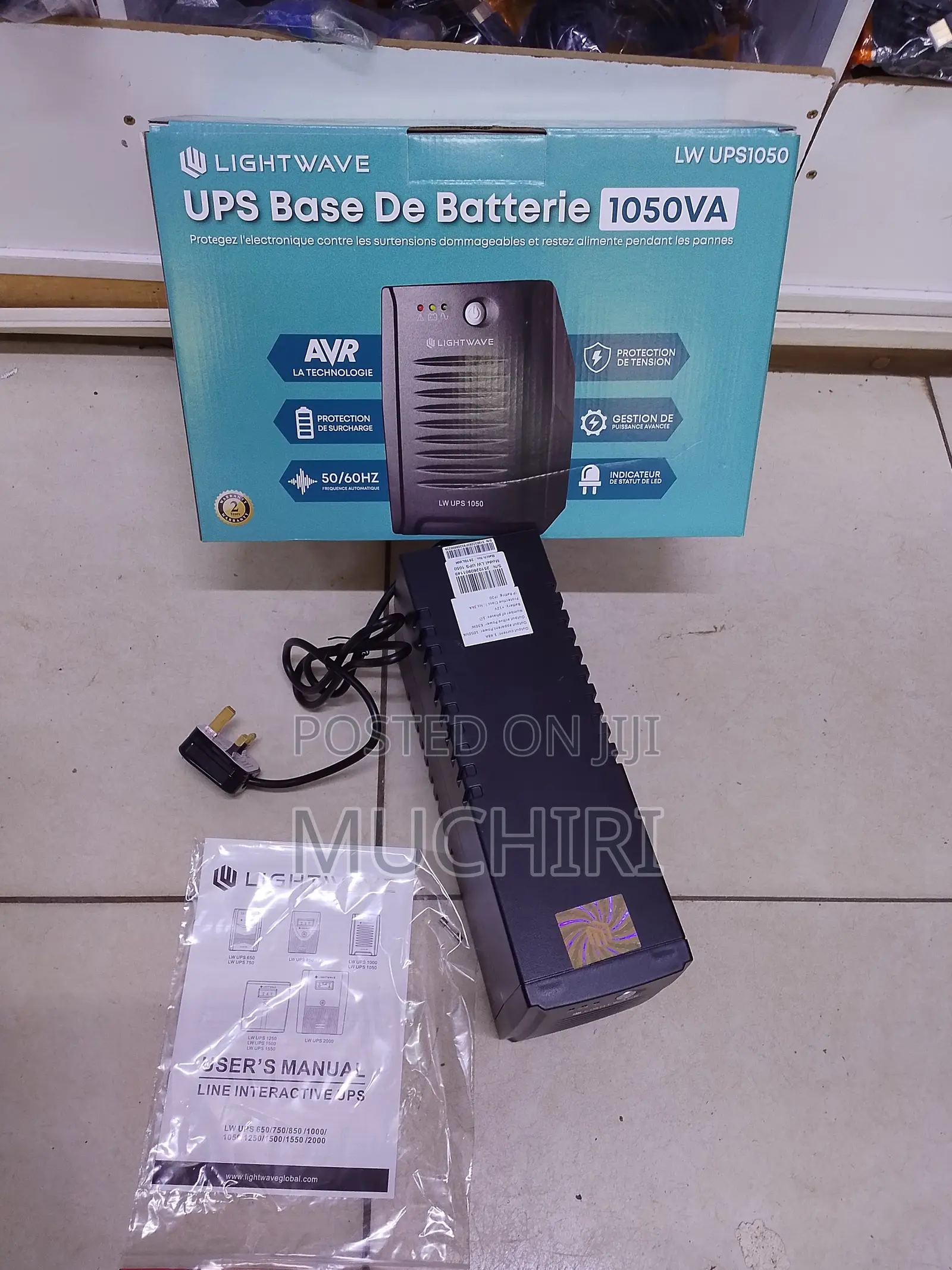 Lightwave 1050va Reliable Power Backup Ups 2 Outlets