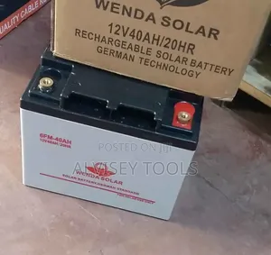Rechargeable Solar Battery 12v 40ah