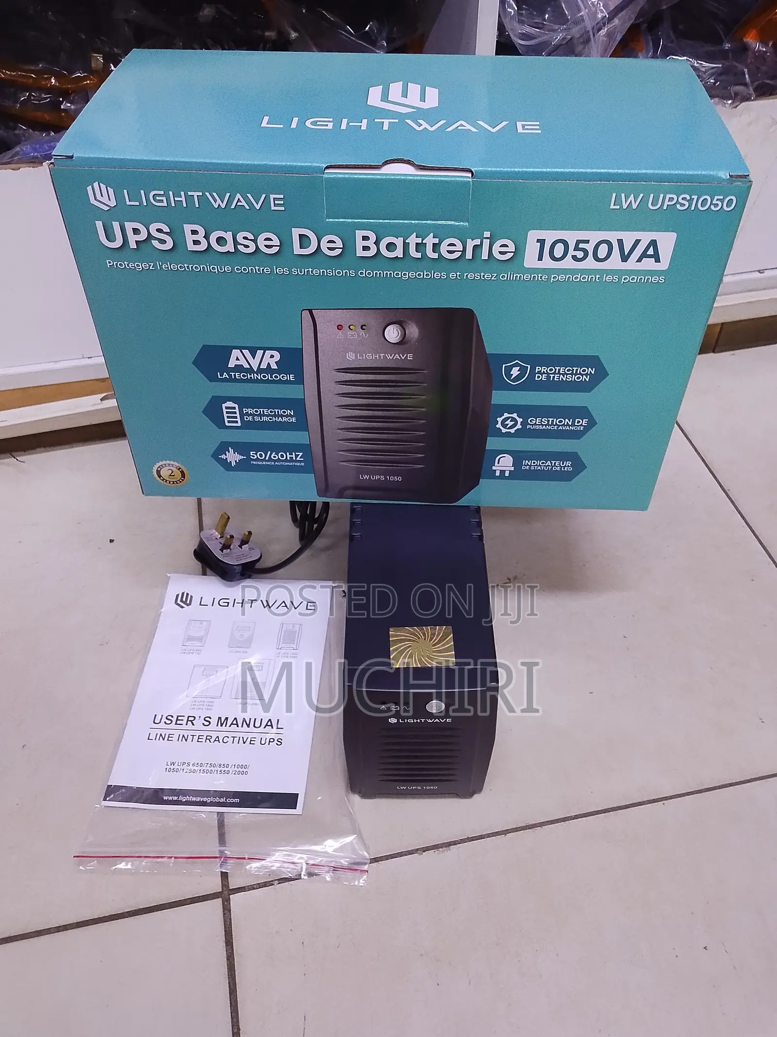 Lightwave 1050va Battery Backup Ups Office or Home Use