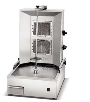 Commercial Gas Shawarma Machine 2 Burner