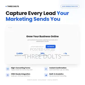 High-Converting Landing Page Design | Lead Generation Website Dev