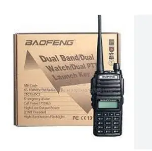 Baofeng Uv-82 One Piece Walkie Talkie With 128 Channels, Fm