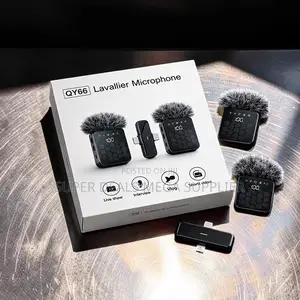 Premium 3 in 1 Dual Mics Wireless Lavalier Microphone