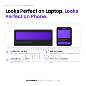 Responsive Website Design for Desktop, Tablet and Mobile