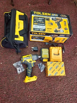 Tolsen 20v Cordless Brushless Impact Wrench Kit