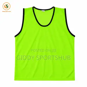 Matchday Football Training Vest - Neon Green