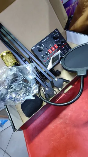 Complete V8s Podcast Studio Kit With Condenser Microphone