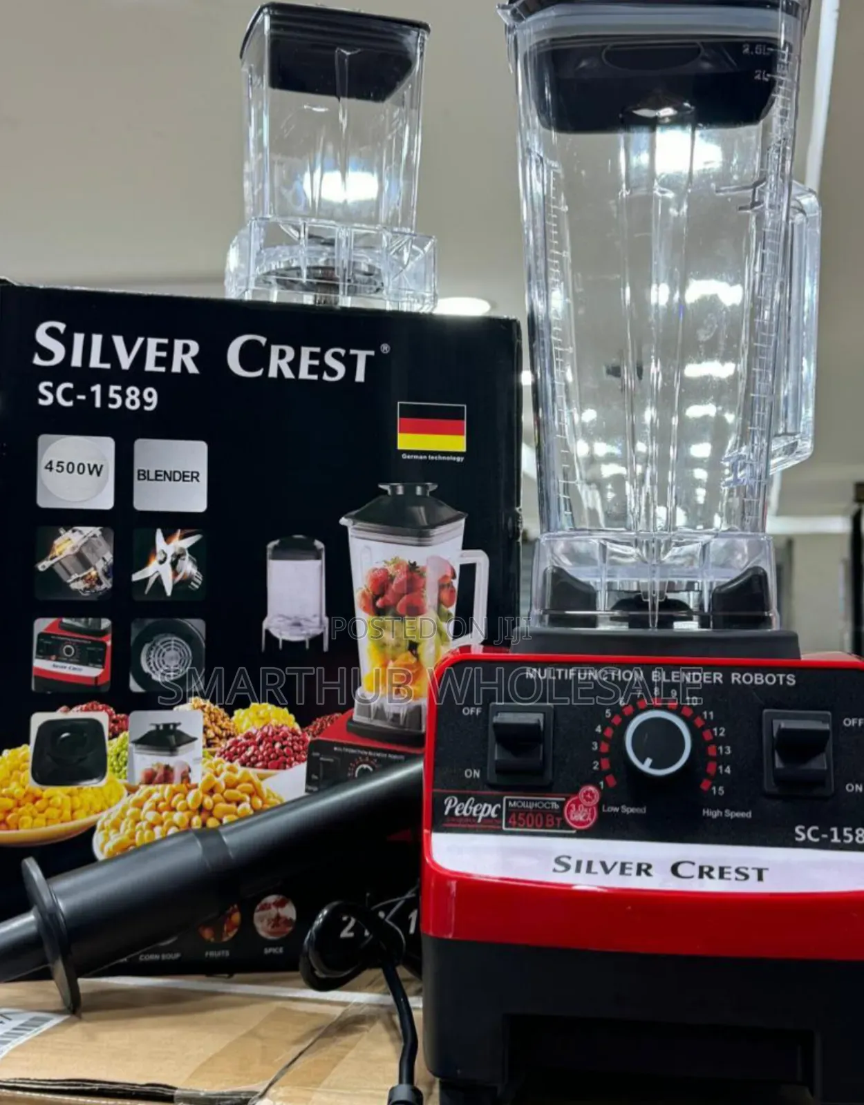 Silver Crest Commercial 2 in 1 Blenders
