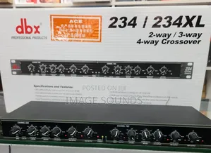 DBX 234xl Professional 2-Way/3-Way/4-Way Crossover – Brand New
