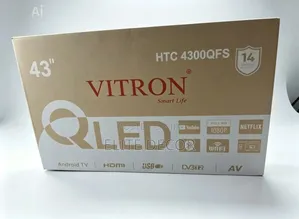 Vitron 43 Inch Qled Smart Android Tv Bluetooth | Wi-Fi | Full Hd