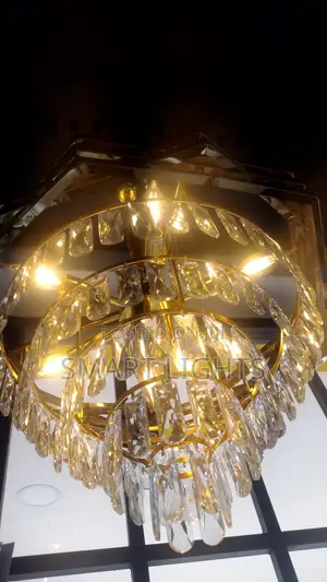 Luxury Gold Crystal Raindrop Chandelier Ceiling Light- Modern Light
