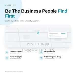 Local Business Website Design With Map Local Seo Setup