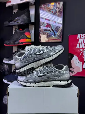 Nike P-6000 Metallic Silver Sneakers