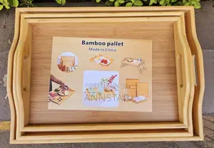 Classic Style Bamboo Tray 3pcs Set