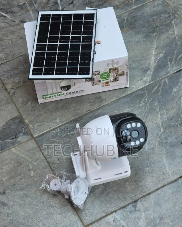 V380 Single Lens 4g Solar Security Camera With Simcard Slot 360