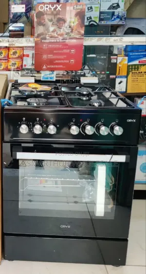 Mika Oryx Standing Cooker, 60cm X 60cm, 3 Gas Pool Jet Burners + 1