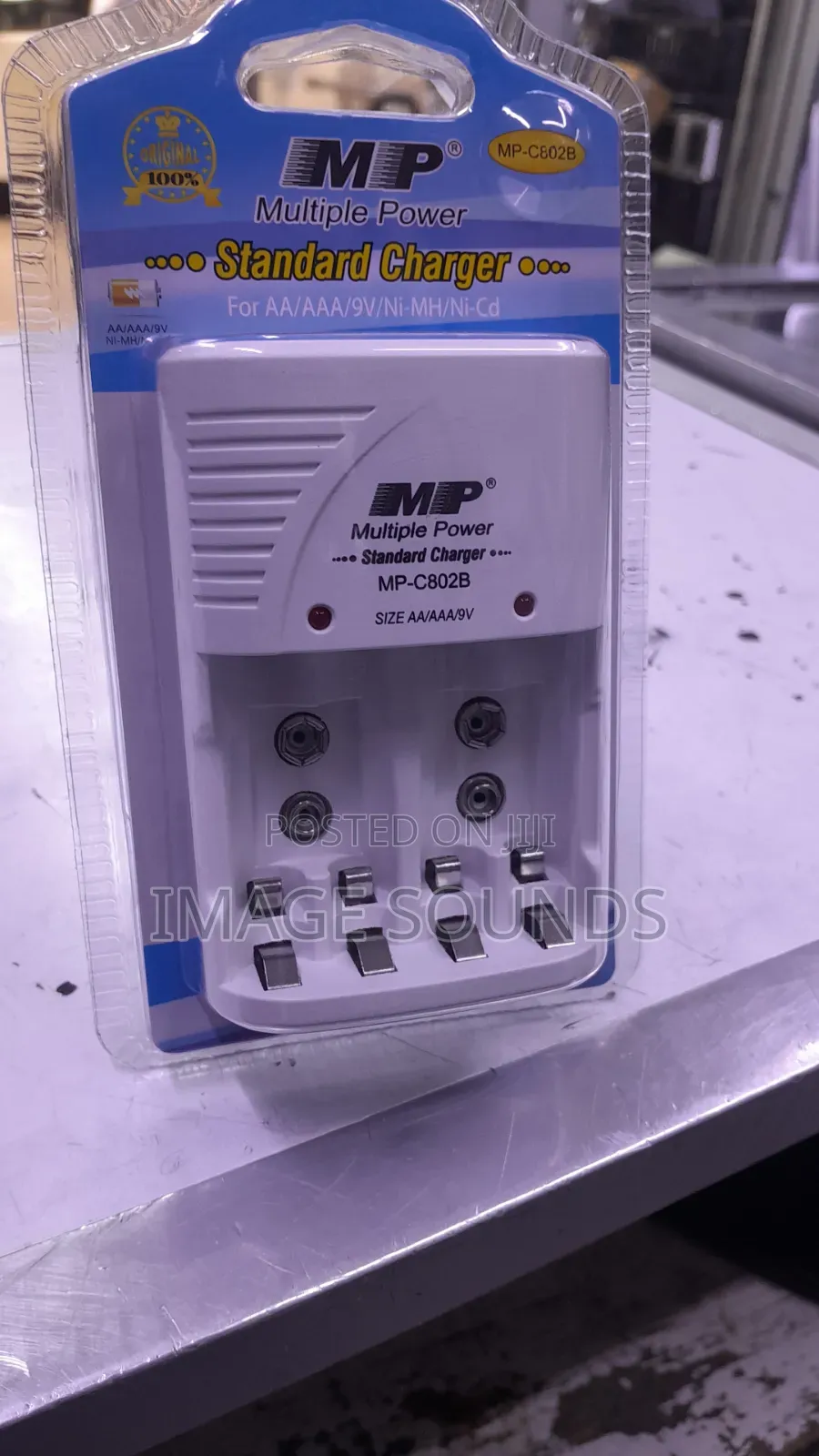 Mp Multiple Power Standard Charger (Mp-C802b). Compatible With Aa, 9v