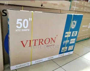 Vitron 50" Smart Android Uhd Tv –Wi-Fi, Bluetooth, Netflix, Youtube
